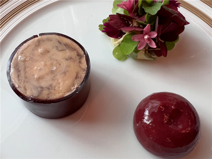 duck liver ballotine